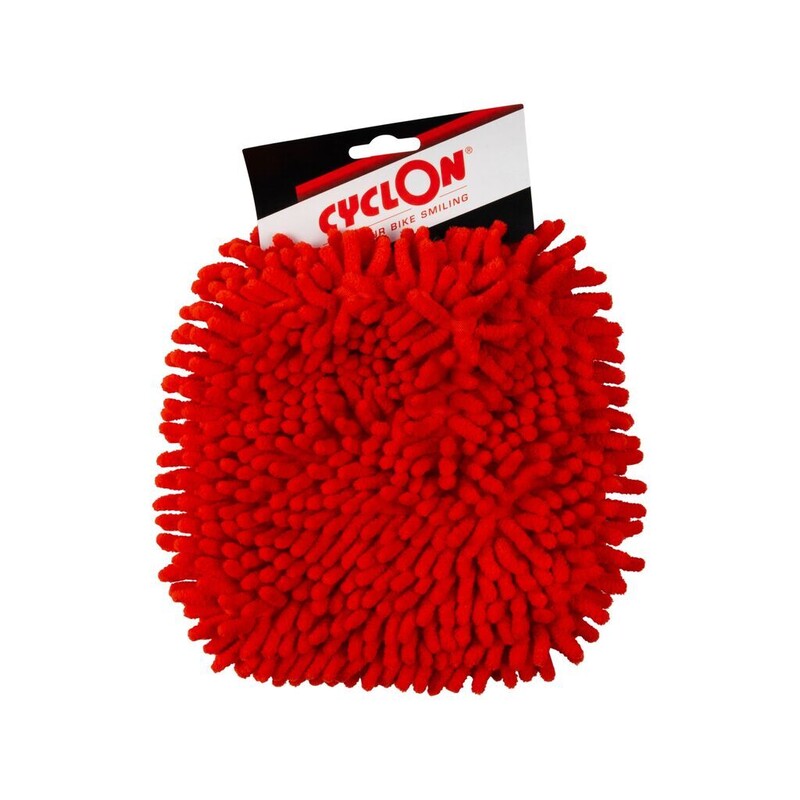 CyclOn Microvezel Washandschoen - Rood