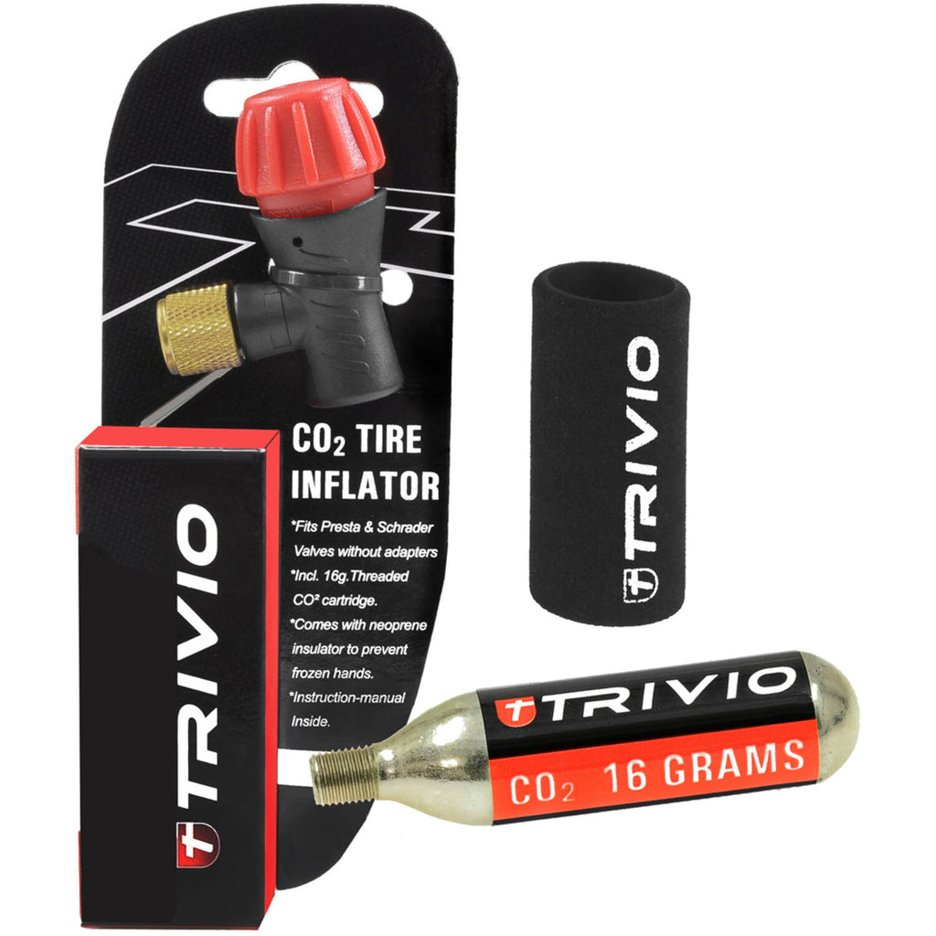 Trivio - CO2 Adapter + CO2 Patroon 16 gram + Neoprene Huls