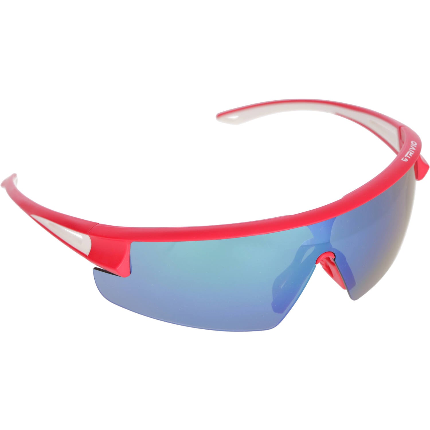 Trivio - Fietsbril Hadley Rood - Wit met 2 Extra Lenzen