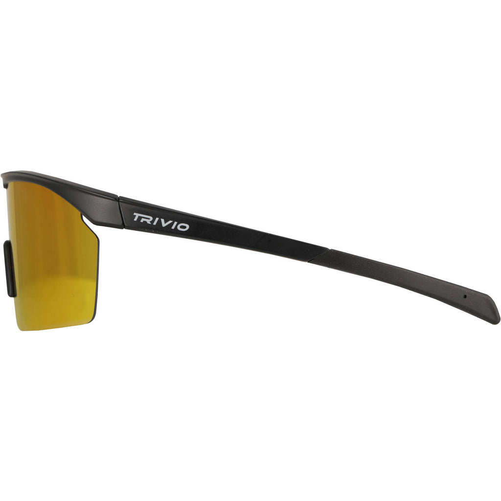 Trivio - Fietsbril Noa Zwart Revo Rood met Extra Transparante Lens